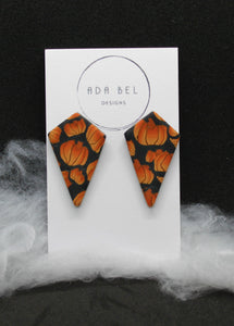 Halloween - Pumpkin - Arrow Studs