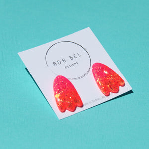 Tequila Sunrise - Long Petal Stud