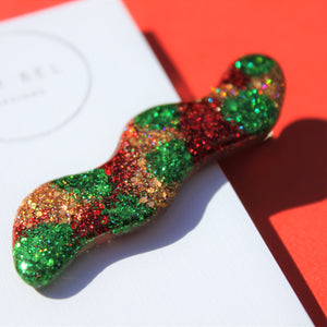 Christmas Glitterati -  Wiggle Hairclip