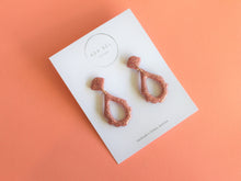 Load image into Gallery viewer, Random Resin - Dusty Pink Frill Dangle
