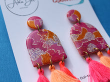 Load image into Gallery viewer, ADA BEL x COLOUR FOR COUNTRY - Arch dangle with Tassels
